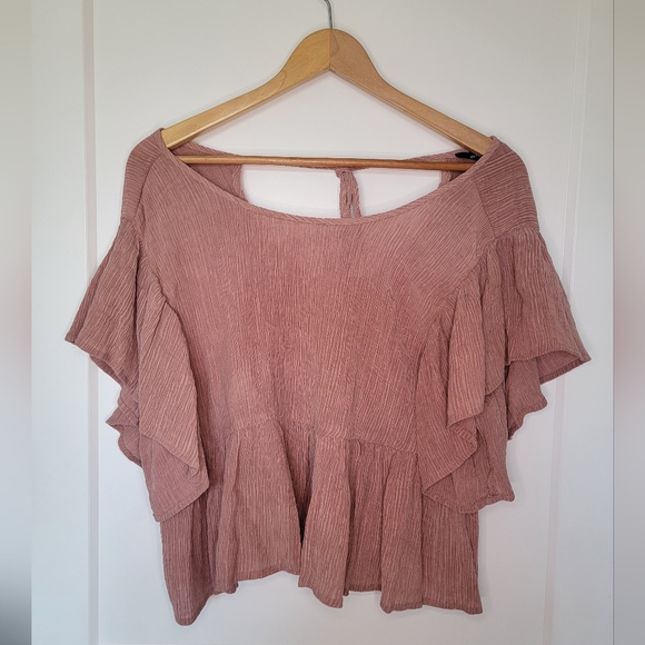 NWT Olivaceous Peasant Top ~ Large - Picture 1 of 9
